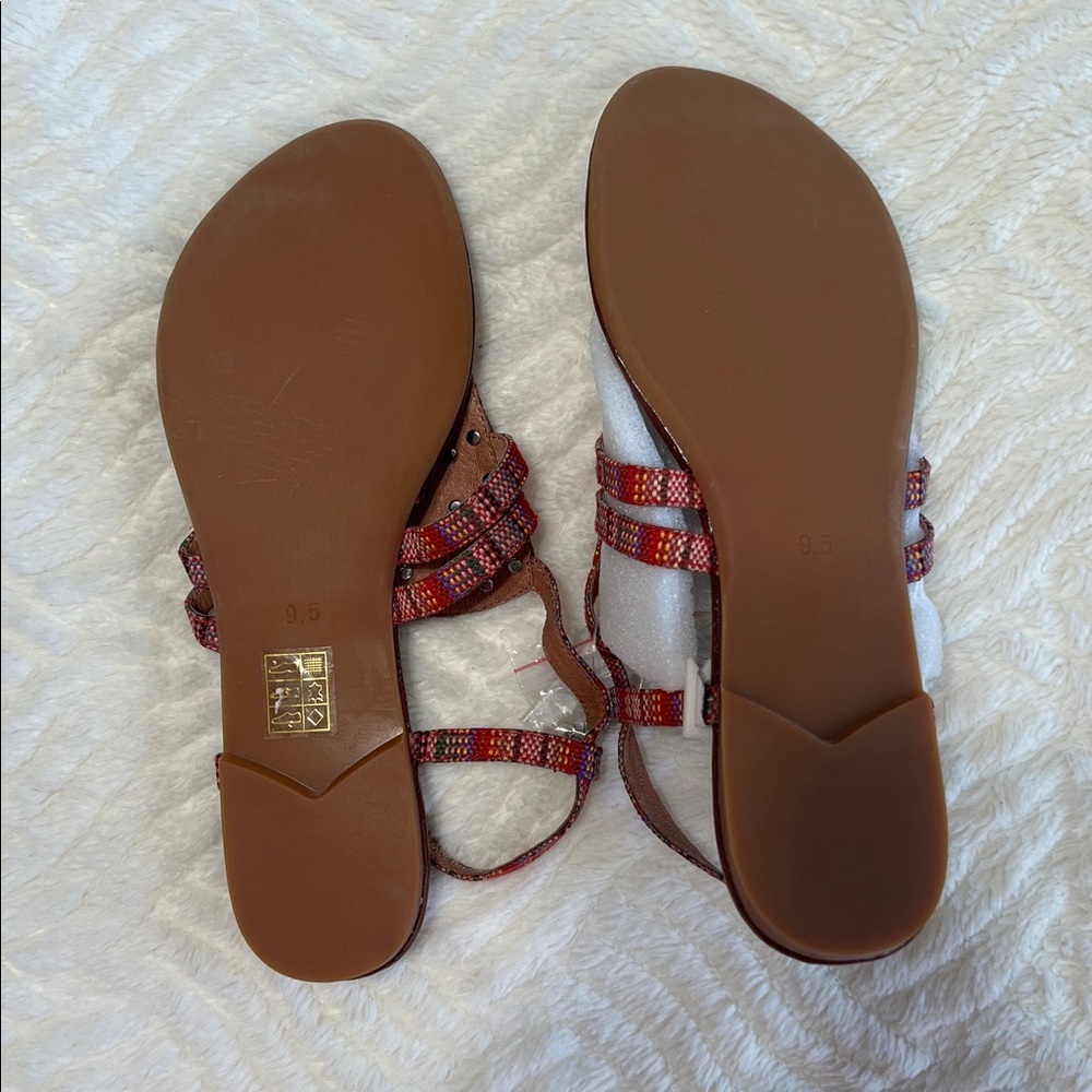 Jeffrey Campbell Johnny V Spike Sandals Studded Tribal Boho Size 9.5 NWT - Picture 10 of 11